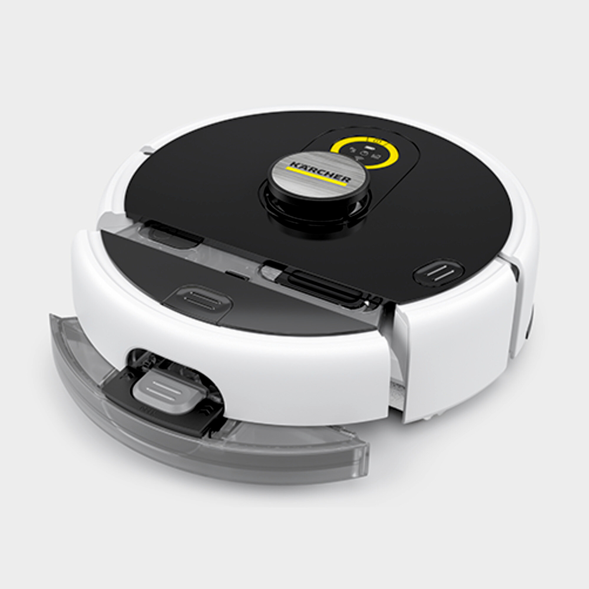 Робот-пылесос Karcher RCF 3 - <h3>Технология роликовых щеток FC</h3>
<p>
	 Робот-пылесос с функцией влажной уборки RCF 3 реализует испытанную технологию роликовых щеток Karcher, гарантирующую особенно тщательную очистку твердых напольных покрытий. Легкий сухой мусор (например, пыль или крошки пищевых продуктов) непосредственно в процессе влажной уборки вместе с загрязненной водой собираются аппаратом в бачок для грязной воды. Технология роликовых щеток с непрерывной очисткой щетки и системой 2 бачков гарантирует оптимальную уборку даже полов большой площади благодаря постоянной обработке поверхностей чистой щеткой.
</p>