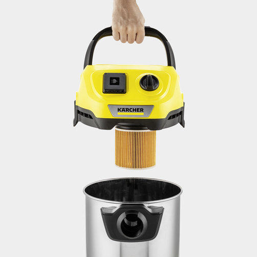 Хозяйственный пылесос Karcher WD 3 P S V-17/4/20 - <h3>Штепсельная розетка  для работы с электроинструментами</h3>
Немедленный сбор пыли и стружки, образующихся при строгании, пилении или шлифовании. Пылесос автоматически включается и выключается синхронно с электроинструментом.