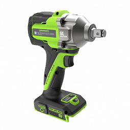Аккумуляторный ударный гайковерт Greenworks IW5500 б/щ, 1/2, 500 Н·м, 24v (без АКБ и З/У) - изображение 2