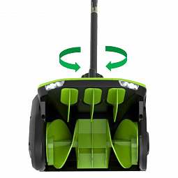 Аккумуляторный снегоуборщик (лопата) Greenworks GD40SS2 30см, б/щ, 40v (без АКБ и З/У) - изображение 2