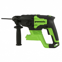 Аккумуляторный перфоратор Greenworks GD24SDS2 б/щ, 2 Дж, 24v (без АКБ и З/У) - изображение 4