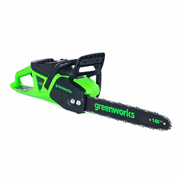 Аккумуляторная цепная пила Greenworks GD40CS20X 40 см, б/щ, 2000 Вт, 40v (без АКБ И З/У) - изображение 3
