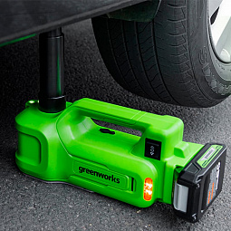 Аккумуляторный гидравлический домкрат Greenworks G24JACK, 24v (без АКБ и З/У) - изображение 3