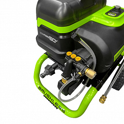 Аккумуляторная мойка высокого давления Greenworks GDPW60DP, б/щ, 250bar (без АКБ и З/У) - изображение 4